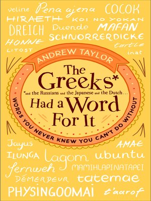cover image of The Greeks Had a Word For It